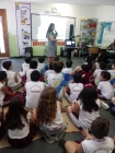 Centro Educacional Esplanada - Campo Grande - Zona Oeste - RJ - Ed. Infantil e Fundamental I - Visita do Brownie e Quiz animado. - código foto:  12756