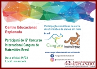 Centro Educacional Esplanada - Campo Grande - Zona Oeste - RJ - CEE no Concurso Internacional Canguru de Matemática - código foto:  12956